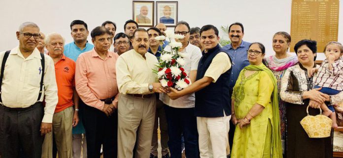 Jitendra Singh met PoJK delegation