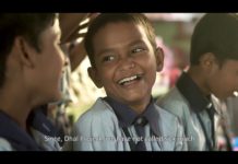 Dhal encourages children to live healthy life