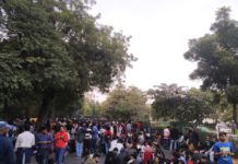 JNU students march to Parliament foiled Jnu students protest