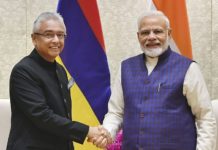 Modi holds talks with Mauritius PM
