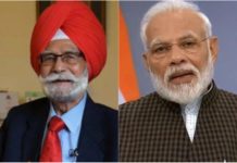 PM pays tribute to Balbir Singh Sr