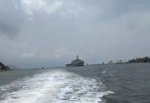 WATCH | INS Jalashwa arrives in Kochi with 588 more Indians from Maldives