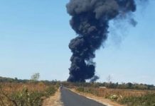 Massive fire at Assam oil well