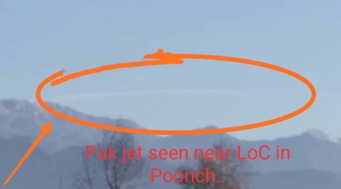 Pakistani fighter jet spotted close to LoC in Poonch