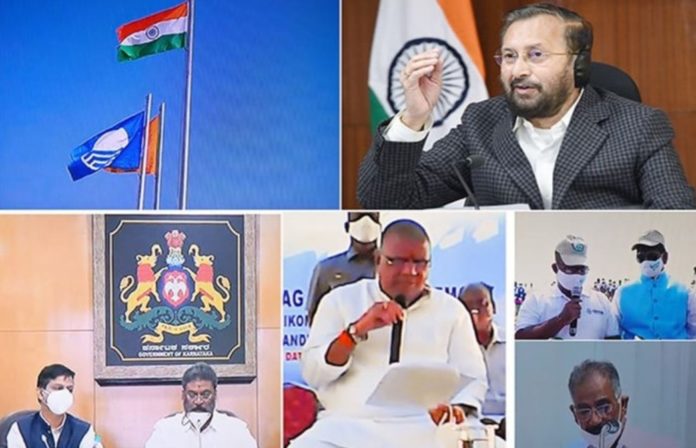 Javadekar hoists International Blue Flag at 8 beaches across India