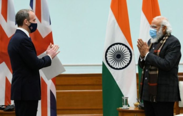 Dominic Raab meets PM Modi, discusses aspects of India-UK partnership