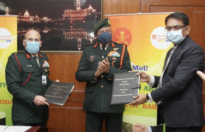 Army signs MoU with BoB for customized banking services