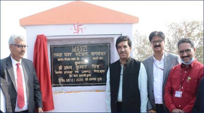 Foundation stone of head regulator works of Indo-Nepal Link Canal laid