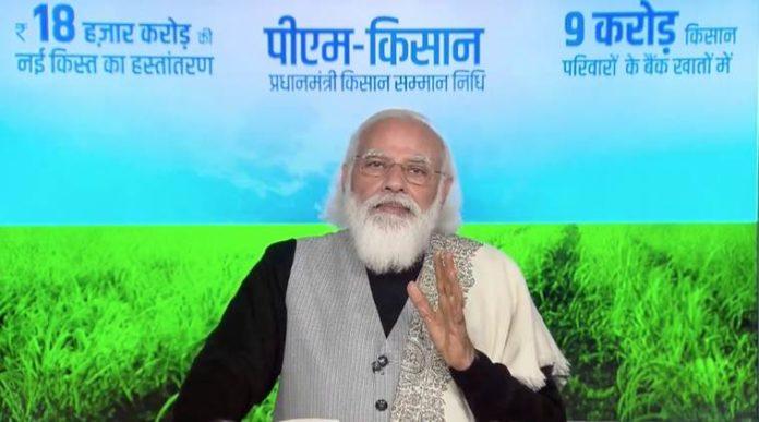 PM Modi releases Rs 18,000 cr installment under PM-Kisan