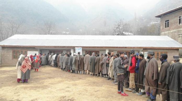 Over 50% voter turnout in 4th phase of J&K DDC polls