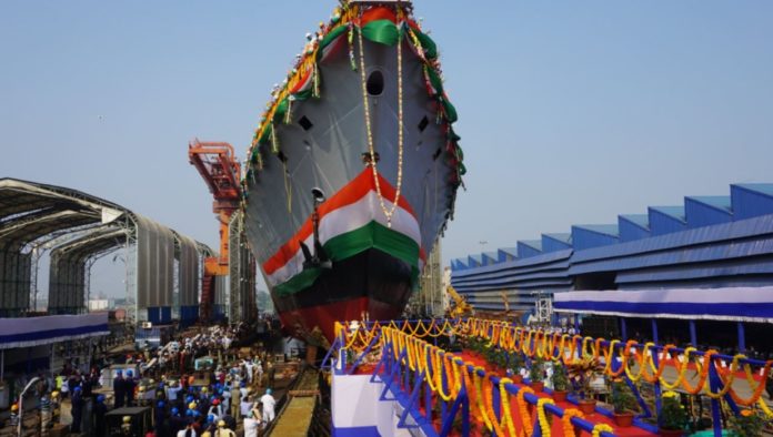 GRSE built first Project 17A ship 'Himgiri' launched in Kolkata