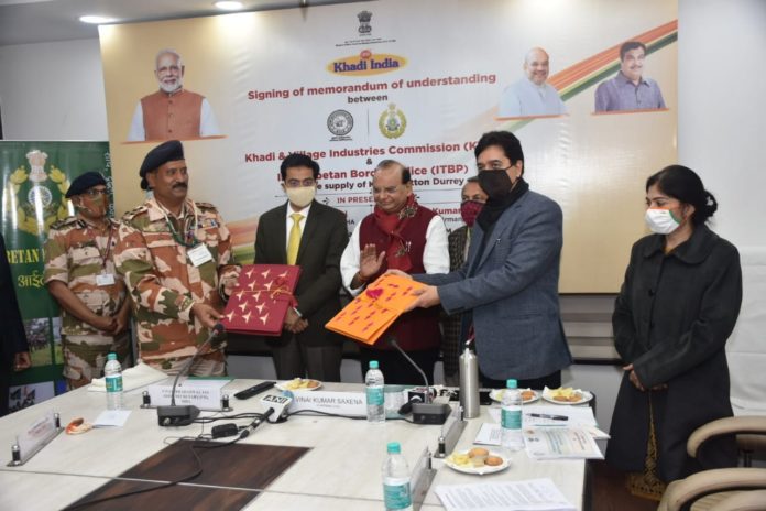 ITBP inks MoU with KVIC for supplying Khadi durries worth Rs 8 cr