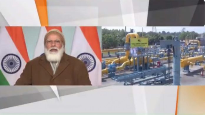 PM inaugurates Kochi-Mangaluru natural gas pipeline, says will boost economic growth