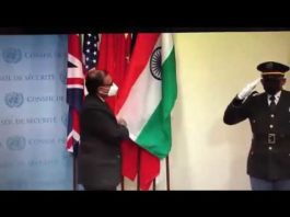 WATCH | Indian tricolour installed at UN Security Council stakeout