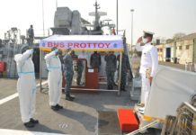 Bangladesh Navy ship visits Mumbai BNS Prottoy