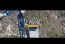Arch of Chenab bridge, world’s highest railway bridge in J&K completed