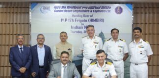 Indian Navy gets new warship ‘Himgiri’ equipped with Brahmos & Barak missiles, builder GRSE working on 2 more