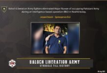 Balochistan: BLA kills Pakistan Army Major, 3 others in an attack