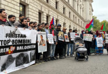 BNM holds protests in UK, Germany against Pakistani military’s oppression in Zehri