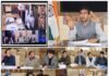 Div Com Reviews Transit Accommodation for Migrant Employees in Kashmir