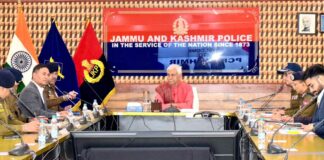 Lieutenant Governor Reviews Law & Order Situation at High-Level Meeting in PCR Kashmir