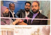 Social Worker Syed Aijaz Kashani Inaugurates ‘Drape N Shine’ Fashion Store in Srinagar