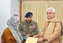 Kin of Martyred J&K Police Constable Given Job on Compassionate Grounds: LG Manoj Sinha