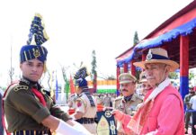 LG Manoj Sinha Reviews Passing Out Parade at Talwara, Greets J&K Police Recruits