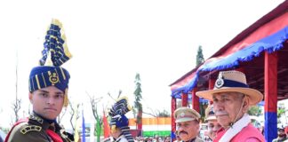 LG Manoj Sinha Reviews Passing Out Parade at Talwara, Greets J&K Police Recruits