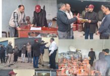 Satish Sharma conducts LPG market checks in Jammu, warns against hoarding