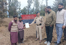 Crackdown on Terror Links: Reasi Police Attach Property of LeT Terrioist in Mahore