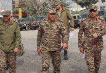 Army Chief of Northern Command Inspects Troops in Kishtwar