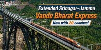 Vande Bharat train service between Jammu City and Srinagar from May 2