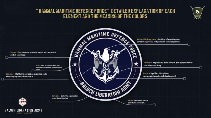 Balochistan: BLA releases logo of its newly-launched Navy wing HMDF
