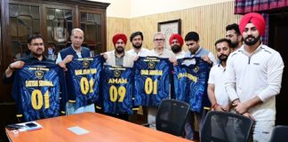 Omar Abdullah unveils SCC jersey, reiterates push for sports development in J&K
