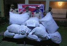 Massive Drug Bust in Anantnag; Over 166 kg Narcotics Seized, 4 Arrested