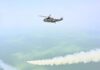 India conducts maiden launch of Naval Anti-ship Short Range Missile from helicopter Naval Anti-ship Short-Range Missile launched from a Navy helicopter