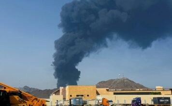 Attacks on Fujairah ‘unacceptable’: India on Iranian attacks Smoke emanating from a suspected oil facility in Fujairah in UAE after Iranian missile attacks on May 4