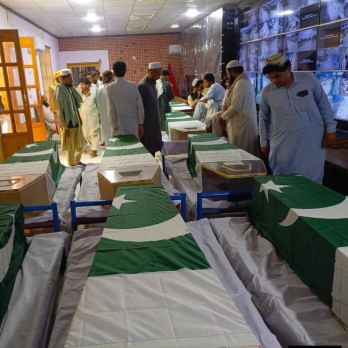 21 Pakistani security personnel killed in an attack on a military camp in Khyber Pakhtunkhwa Province
