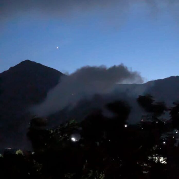 Pakistani military camp attacked by TTP in Khyber Pakhtunkhwa. Last night's pic