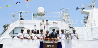 Indian Coast Guard Commissions New Fast Patrol Vessel ‘Achal’ to Boost Maritime Security