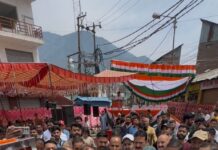 Kishtwar Pays Tribute to Terror Victims, 70-Foot Tricolour Unveiled on Shaheedi Diwas