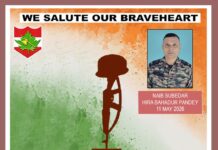 Chinar Corps Pays Tribute to Soldier for Supreme Sacrifice in Baramulla