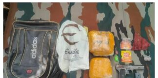 Army Recovers Suspected Narcotics, Chinese Pistol Near LoC in Poonch