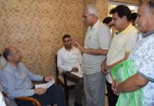 RAABITA outreach: Advisor Wani hears Jammu delegations, assures speedy redress