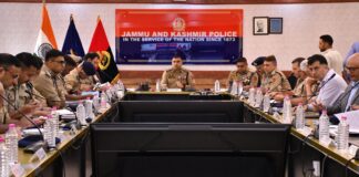 IGP Kashmir V.K Birdi reviews security arrangements for Eid-ul-Adha, Amarnath Yatra