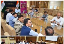 Additional Commissioner Kashmir reviews arrangements for arrival of Hujjaj at Srinagar Airport