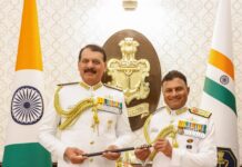 Admiral Krishna Swaminathan Takes Charge as 27th Navy Chief