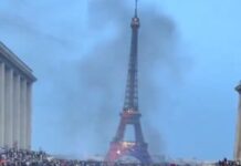 Violence grips Paris after its team wins European League Football Cup