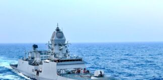 Indian Navy Set to Induct Three Home-Built Frontline Vessels